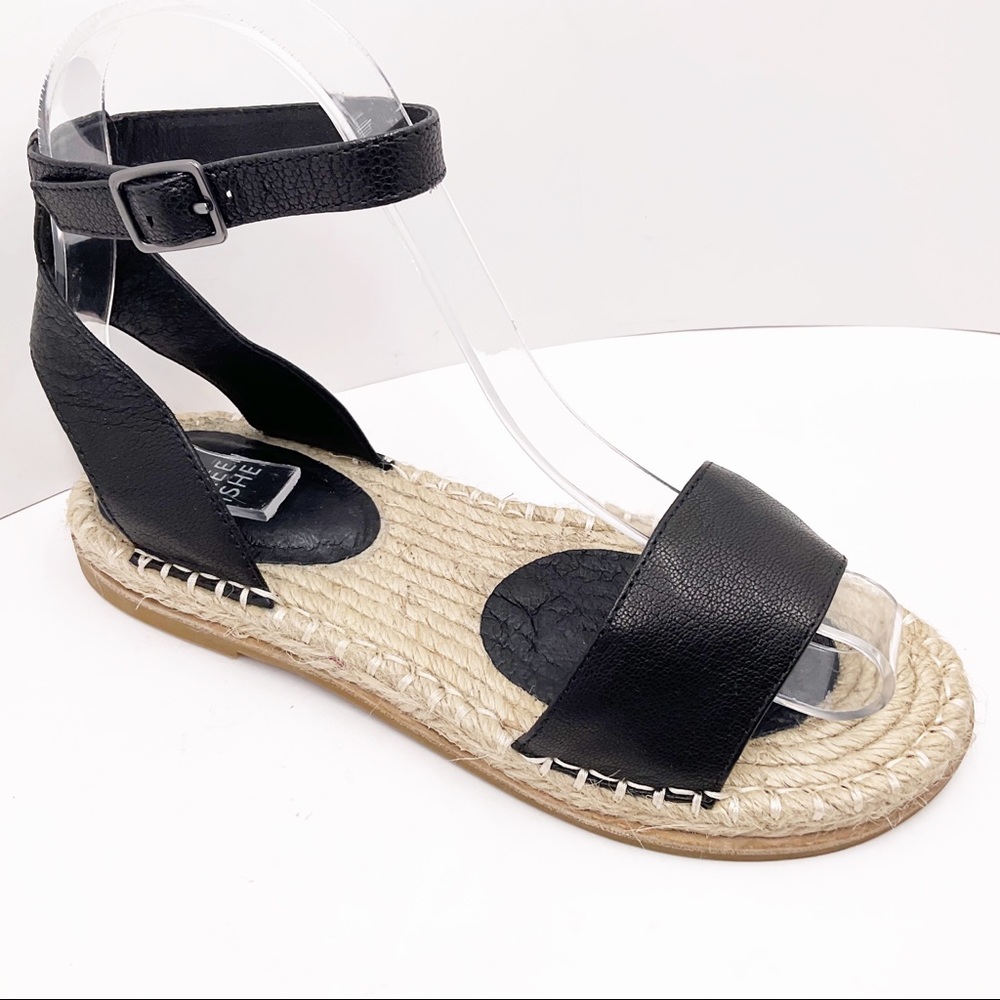 🆕{Eileen Fisher} Mike Leather Espadrille Sandals